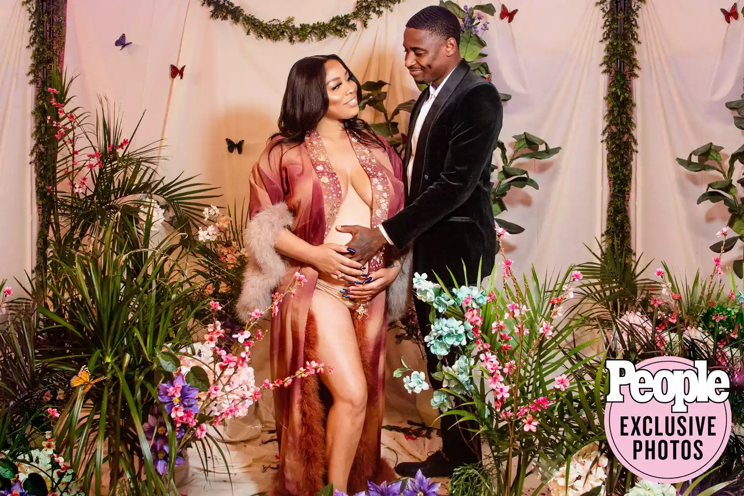 Charmaine Walker pregancy photo shoot exclusive.Credit: VH1